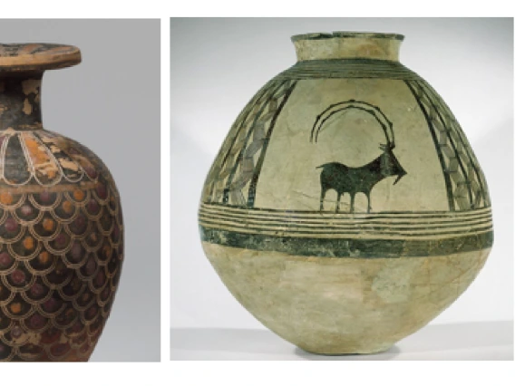 a variety of world pottery