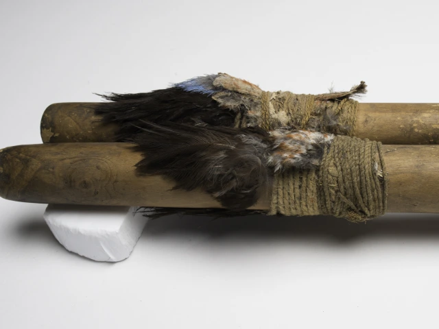 Details of heads, A-13994-A and -B, 620–670 CE (Common Era=AD).