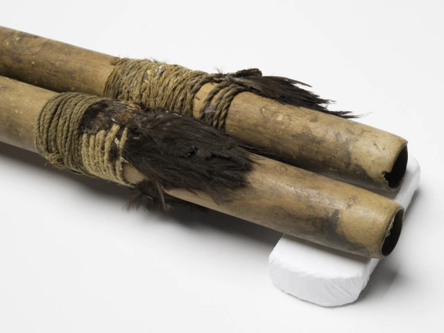 Details of heads, A-13994-A and -B, 620–670 CE (Common Era=AD).