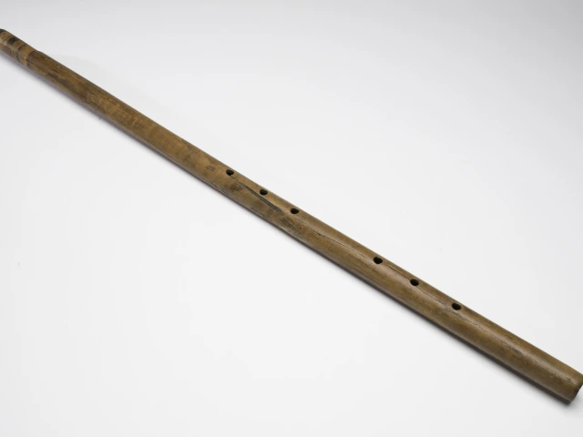A-14551, 620–670 CE (Common Era=AD). Length: 68.5 cm, diameter: 2.8 cm.