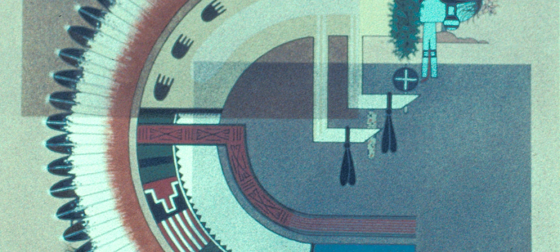 Messenger Kachina (1967) by Tony Da,