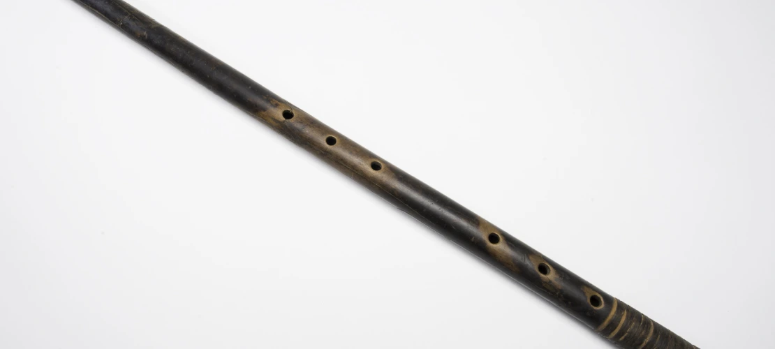 A-14550, 620–670 CE (Common Era=AD). Length: 68.5 cm, diameter: 2.8 cm.