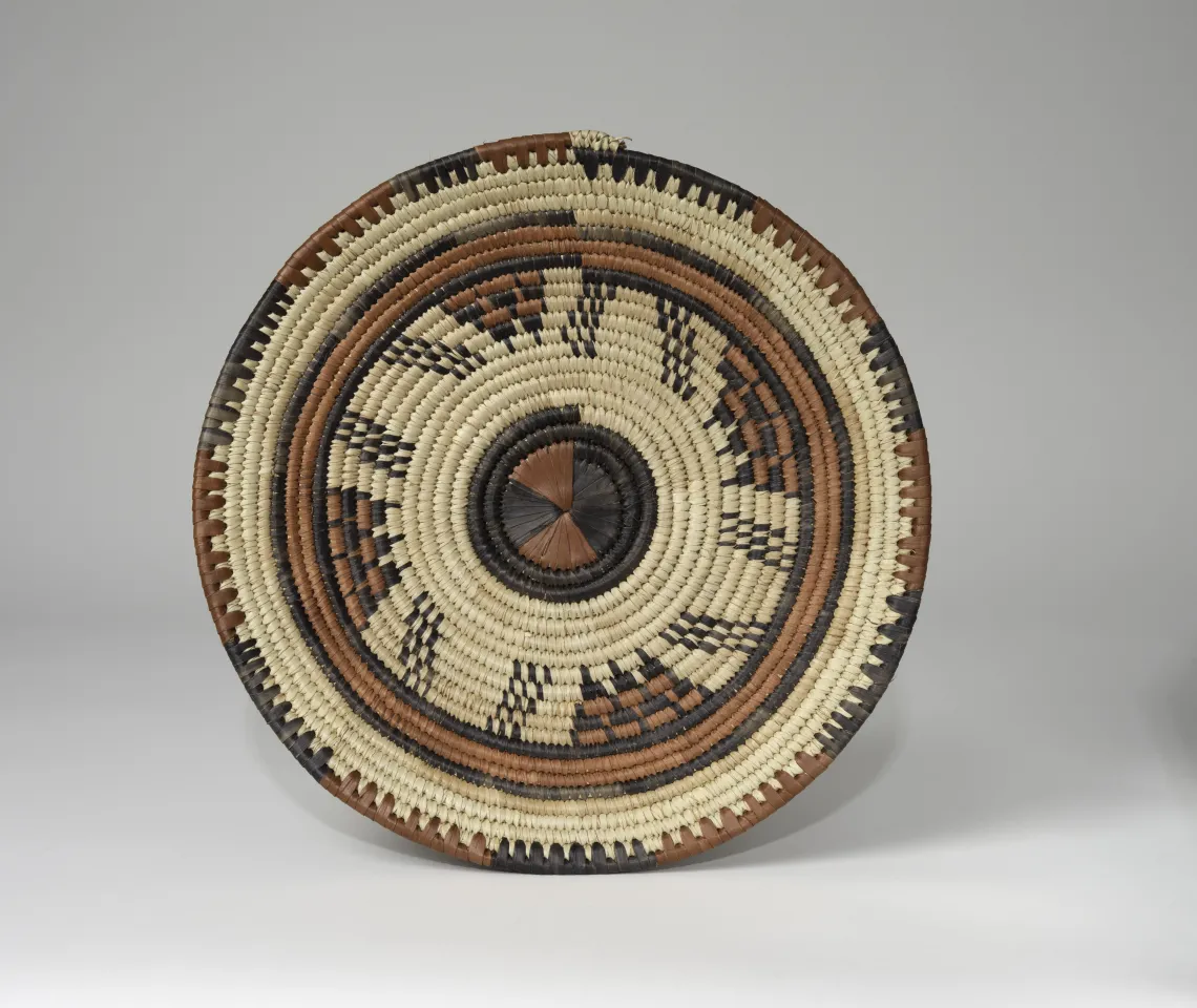 Coiled plaque, Hausa Tribe, Nigeria, ca. 1970